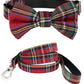 Tartan Dog Collar and Lead set