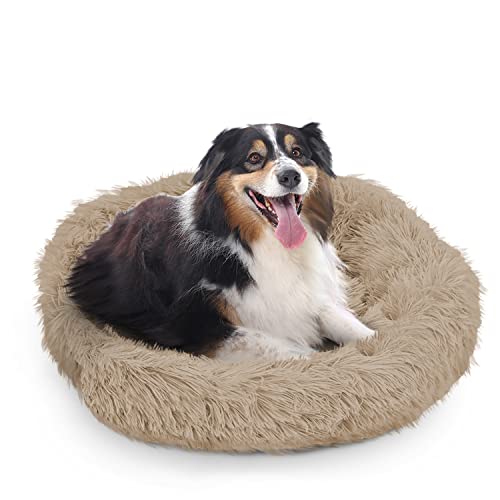 Fur dreams round pet bed